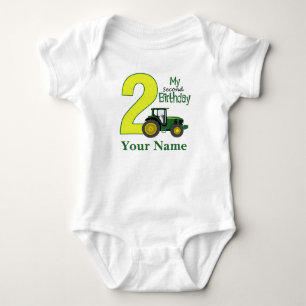 Tweede verjaardag gepersonaliseerd romper