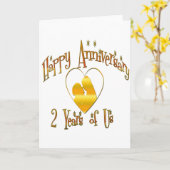 Tweede verjaardag kaart (Gele Bloem)