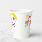 Tweede verjaardag van de bietenvrucht papieren bekers (Rechts)