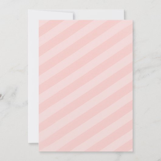 Tweede verjaardag van roze en gouden confetti kaart (Achterkant)