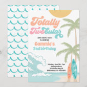 Tweede verjaardagsfeestje met een 'Totally Twobula Kaart (Voorkant / Achterkant)