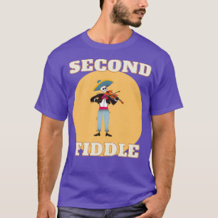 Tweede viool van het tweekleppige viool 3 t-shirt
