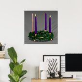 Tweede week van het advent poster (Thuiskantoor)