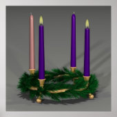 Tweede week van het advent poster (Voorkant)
