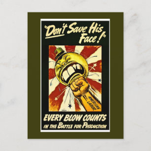 Tweede Wereldoorlog -  - Amerikaanse arbeid Briefkaart