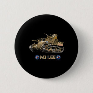 Tweede Wereldoorlog Amerikaanse middelbank M3 Lee Ronde Button 5,7 Cm