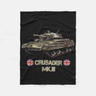 Tweede Wereldoorlog Britse Leger Tank Crusader Mk. Fleece Deken