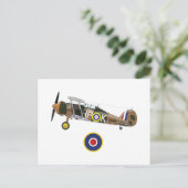Tweede Wereldoorlog Britse vliegtuigen Briefkaart (Staand voorkant)