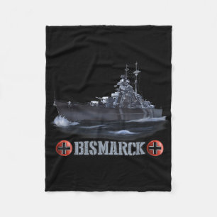 Tweede Wereldoorlog Duitse slagschip Bismarck Fleece Deken