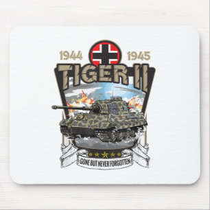  Tweede Wereldoorlog Duitse Tank Tiger 2 II WW2 Me Muismat