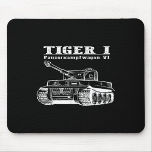 Tweede Wereldoorlog Een Duitse Tank Tiger I Een Pa Muismat