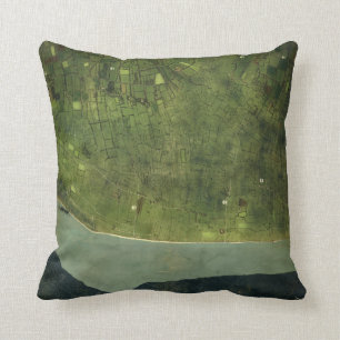 Tweede Wereldoorlog Kaart van Utah Beach Normandy  Kussen