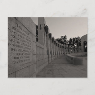 Tweede Wereldoorlog Memorial Briefkaart