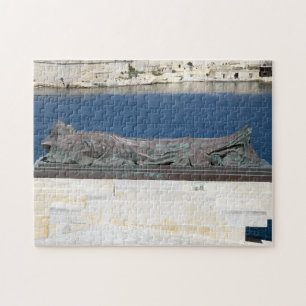 Tweede Wereldoorlog Memorial Valetta Malta. Legpuzzel