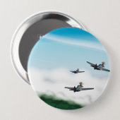 Tweede Wereldoorlog Ronde Button 4,0 Cm (Voorkant /achterkant)