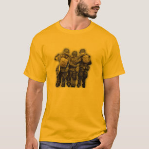 Tweede Wereldoorlog van Brothers Paratrooper T Shi T-shirt