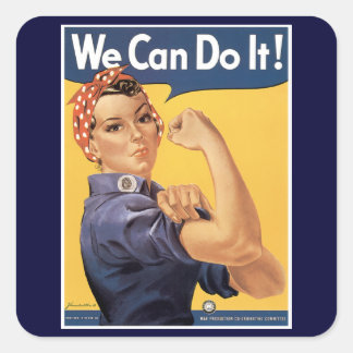  Tweede Wereldoorlog We Can do it! Stickers