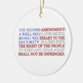 Tweede wijzigingsmarkering keramisch ornament (Links)