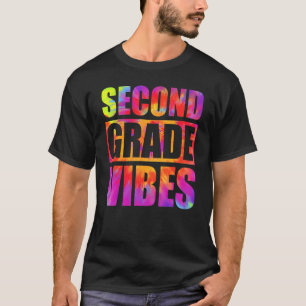 Tweedegraads Tie Dye Leraren Studenten Terug naar  T-shirt