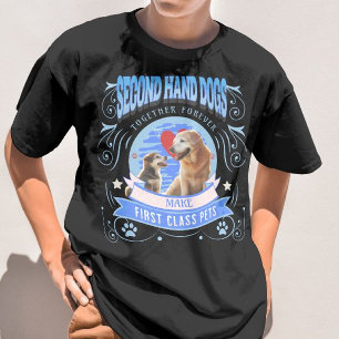 Tweedehands honden maken eerste klas huisdieren. t-shirt