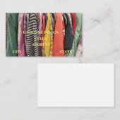 tweedehands kleding visitekaartje (Voorkant / Achterkant)