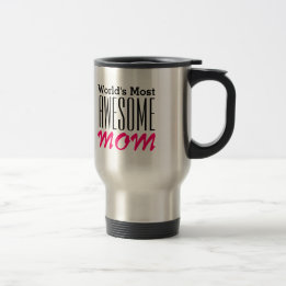 Tweedehands Moederdag ontwerp voor de AWESOME MOM Reisbeker