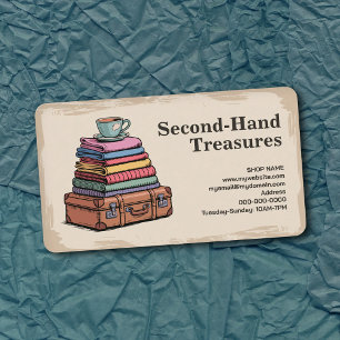 Tweedehands Winkel - Vintage-Stijl Visitekaartje
