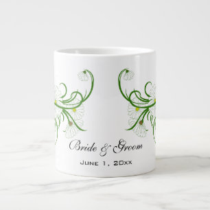 Tweedehands witte Gerber Madeliefjes Bloemen Trouw Jumbo Beker