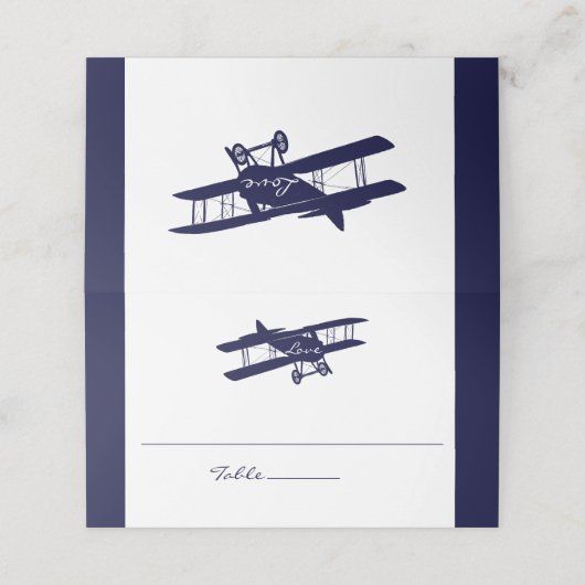 tweedekker donker marineblauw bruiloft (Buitenkant ongevouwen)