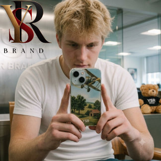 Tweedekker vliegtuig is gebroken en nam de iPhone 15 Hoesje