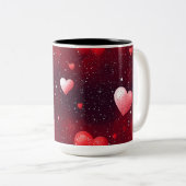 Tweedelige mok Personalized Valentine Coffee Mug (Voorkant rechts)