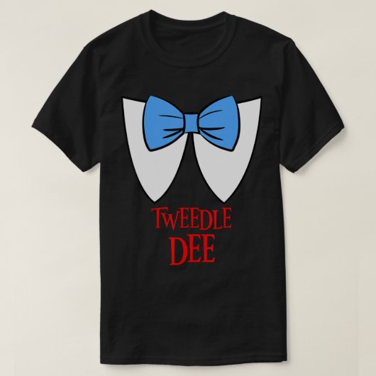 Tweedle Dee Costume Halloween Fairytale Character T-shirt (Design voorkant)