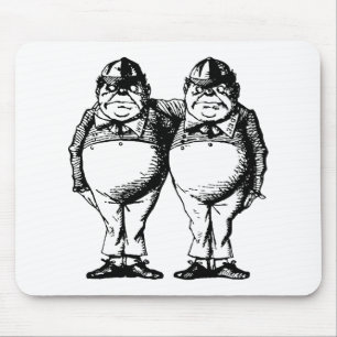 Tweedle Dee en Tweedle Dum Inked Muismat