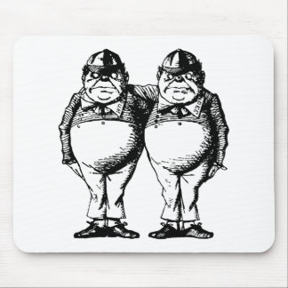 Tweedle Dee en Tweedle Dum Inked Muismat