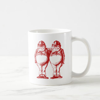 Tweedle Dee en Tweedle Dum Inked Red Koffiemok