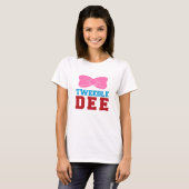 Tweedle Dee Matching Funny Graphic T shirt (Voorkant volledig)