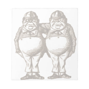 Tweedle Dee & Tweedle Dum Notitieblok
