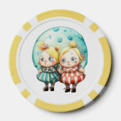 Tweedledee & Tweedledum Poker Chips (Achterkant)