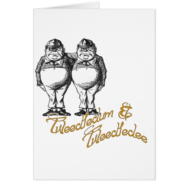 Tweedledum en Tweedledee (Voorkant)
