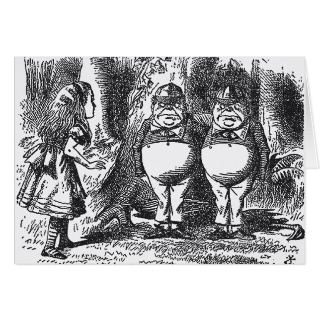 Tweedledum en Tweedledee (Voorkant Horizontaal)