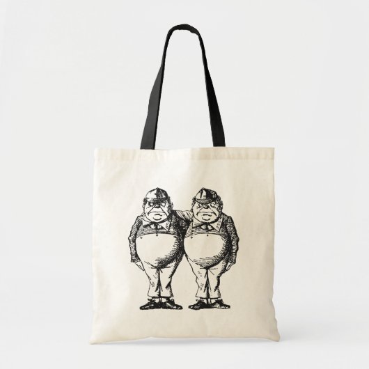 Tweedledum en Tweedledee Tote Bag (Voorkant)