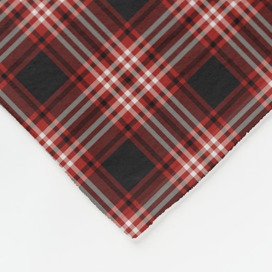 Tweedside Scotland District Tartan Fleece Blanket (Hoek)
