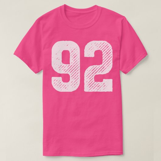 tweeënnegentig t-shirt (Design voorkant)