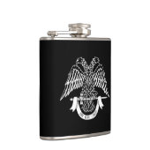 Tweehoekige adelaar als Masonic-symbool Heupfles (Rechts)