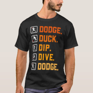 Tweekamp Balspelen Dompel Eend Ontduik Eend Dompel T-shirt
