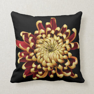 Tweekleurig Chrysanthemum gooiend kussen
