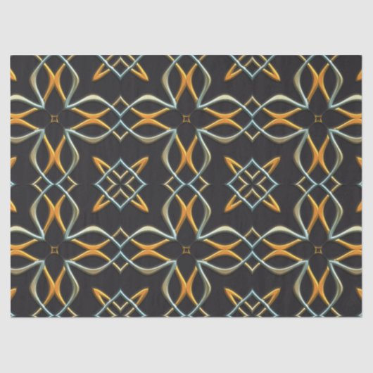 tweekleurig filigraan tissuepapier (Voorkant)