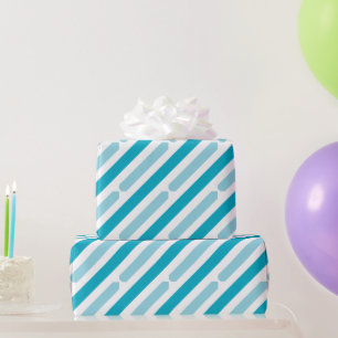 tweekleurig gestreept cadeaupapier