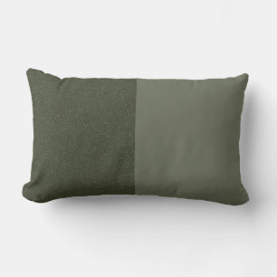 Tweekleurig Moss Groen Sierkussen – Custom Design Kussen