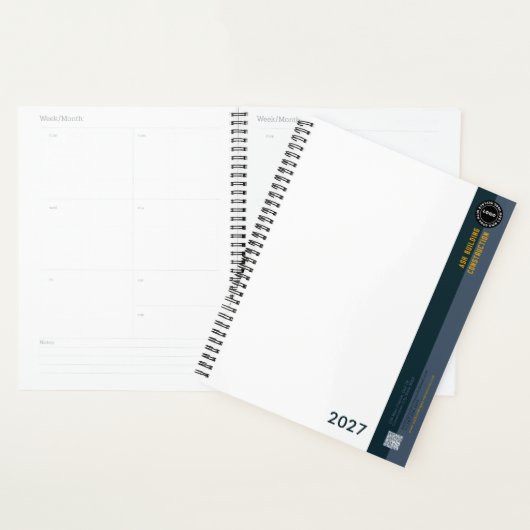 tweekleurige bandenhandel planner (Display)